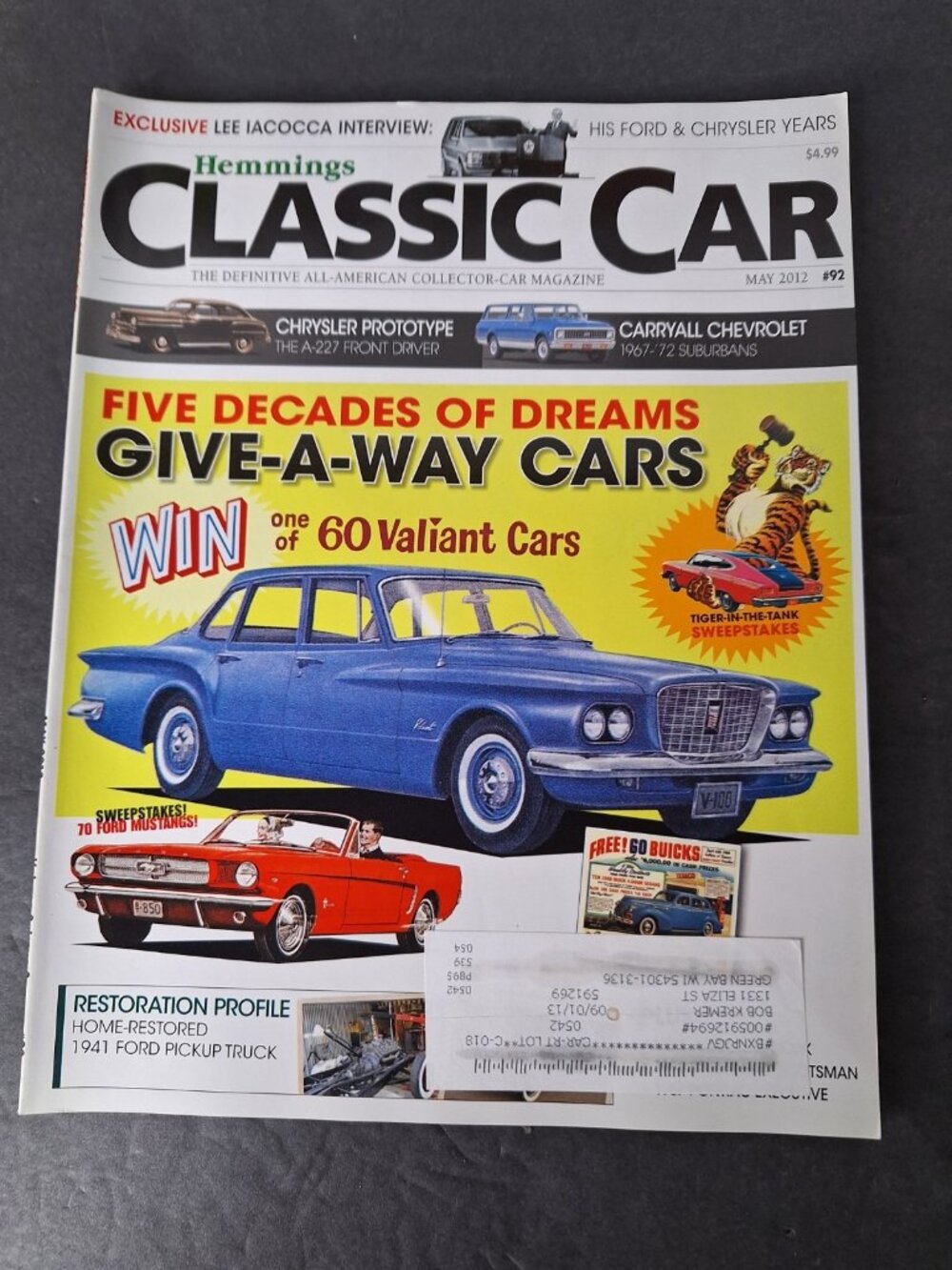 HEMMINGS CLASSIC CAR MAGAZINES - ALL TWELVE 2012 ISSUES - ALL IN GOOD SHAPE - Picture 9 of 14